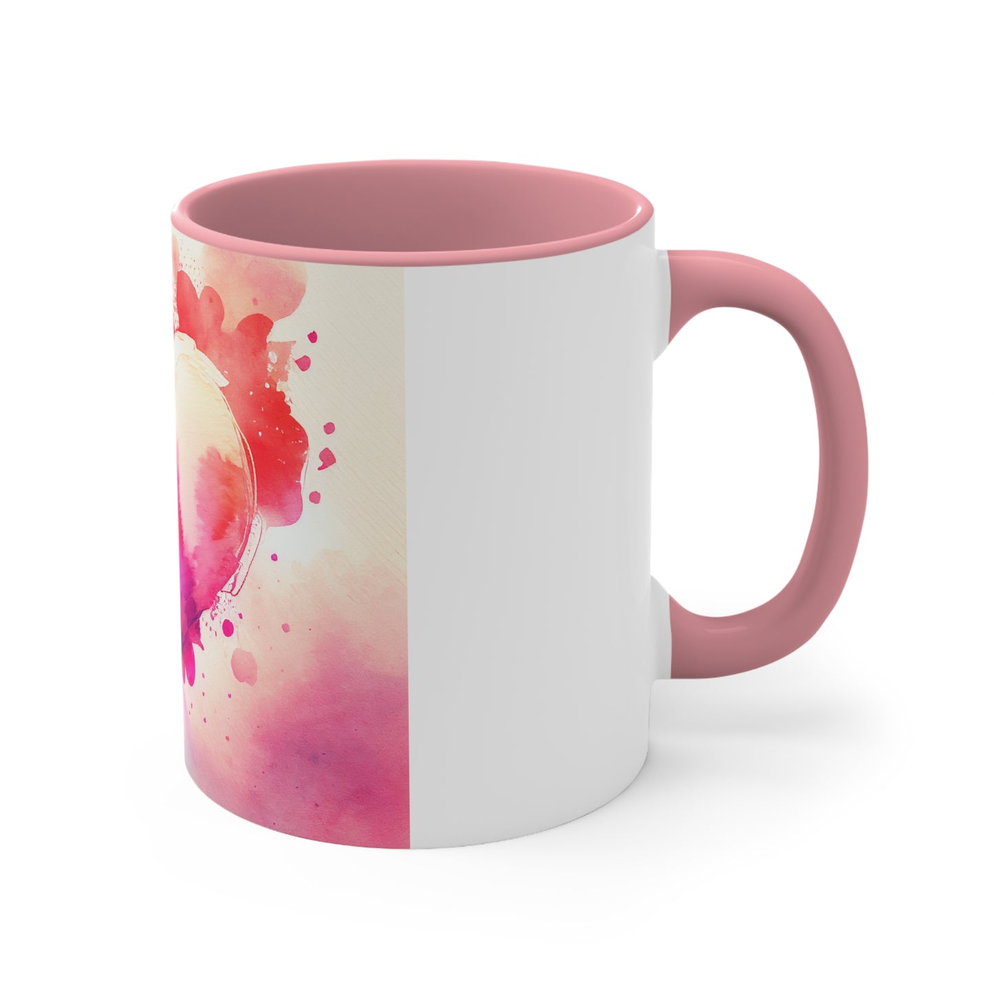 Multicolor Heart, Accent Coffee Mug, 11oz